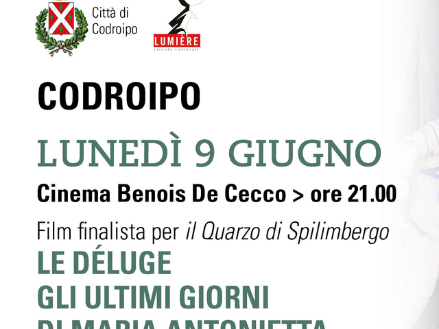 Programmazione Cinema - LE GIORNATE DELLA LUCE